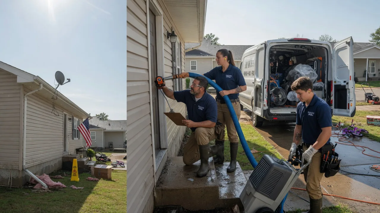Ceiling Water Damage Restoration in Fayetteville, PA near me